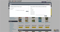 Desktop Screenshot of bigbookshop.com