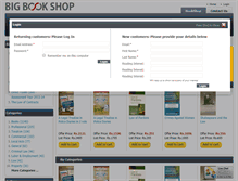 Tablet Screenshot of bigbookshop.com